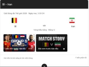bỉ vs iran